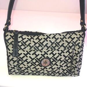 Vintage Black and White Tommy Hilfiger Small Bag Purse